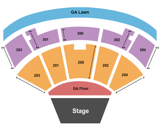 Merriweather Post Pavilion Hardy Seating Chart